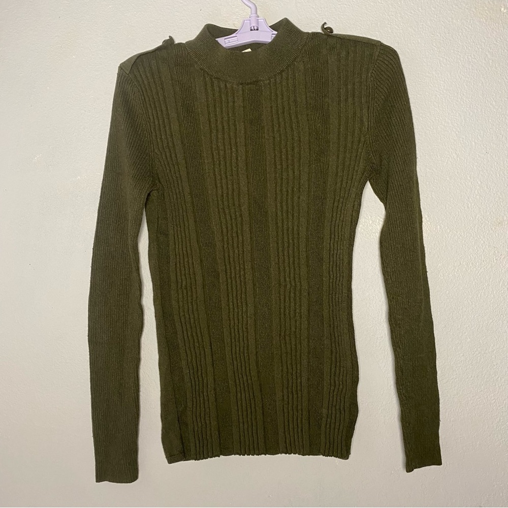 H&M Label of Graded Goods | Women’s Winter Dark Green Long Sleeve top